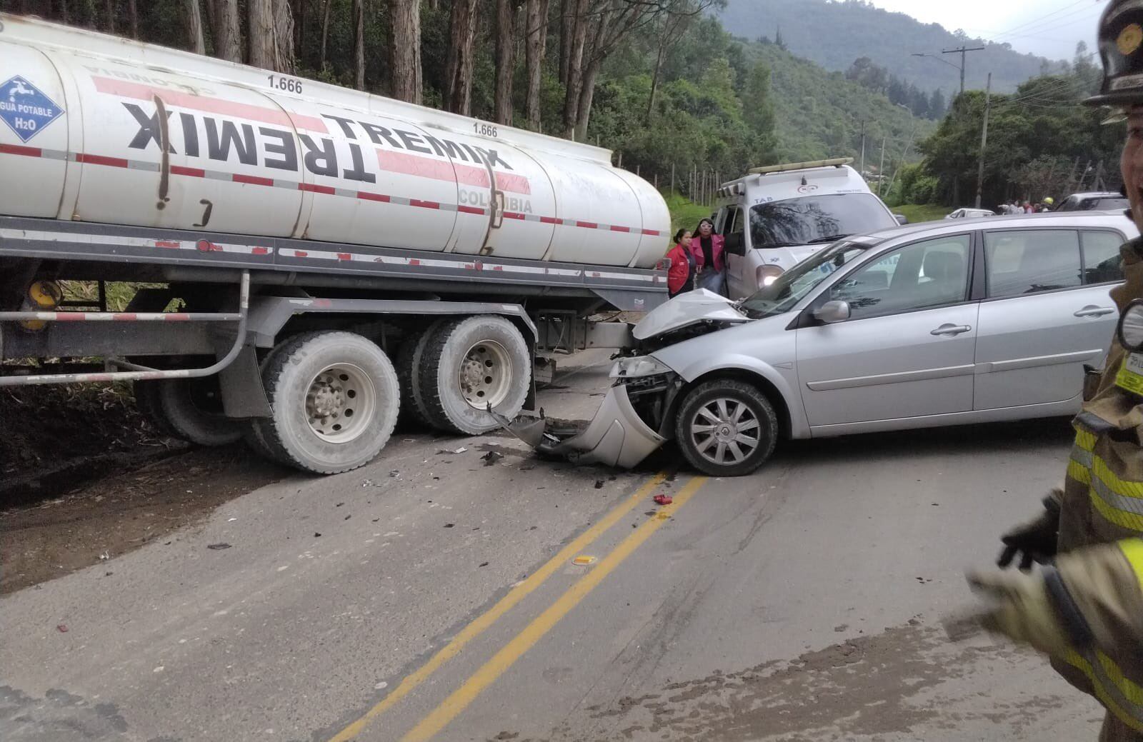 A raíz de este incidente, la movilidad en la zona está considerablemente reducida.