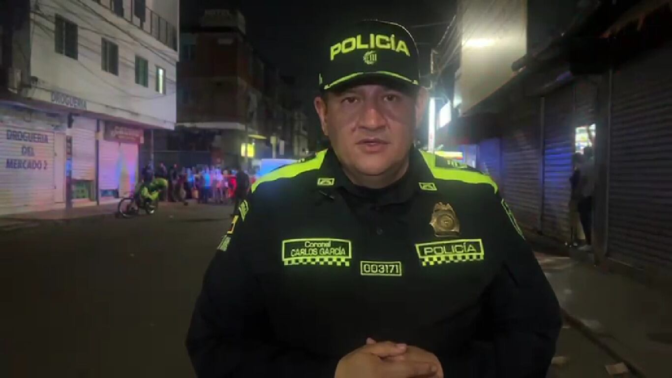 Coronel Carlos Andrés García Suarez, comandante encargado Policía Metropolitana de Cúcuta.