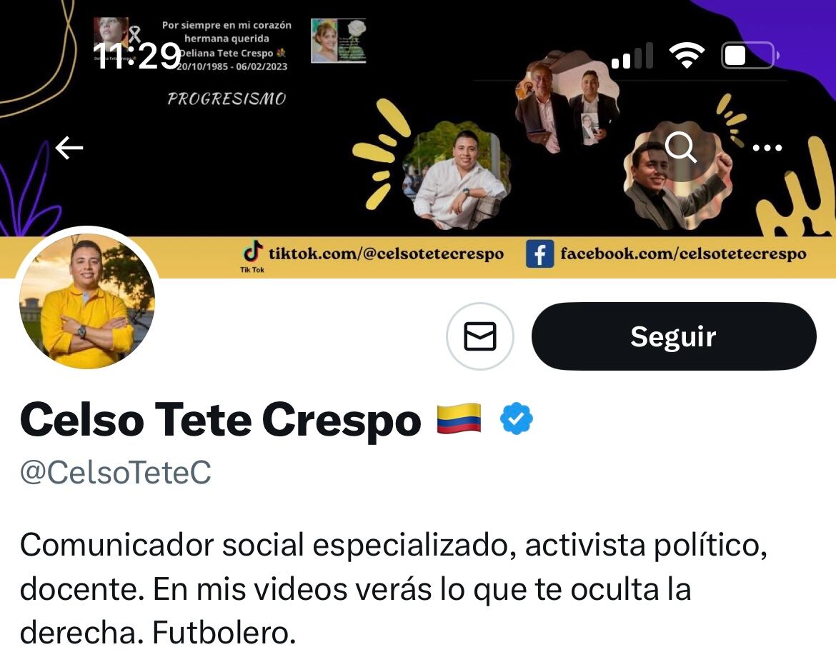 Perfil activista político