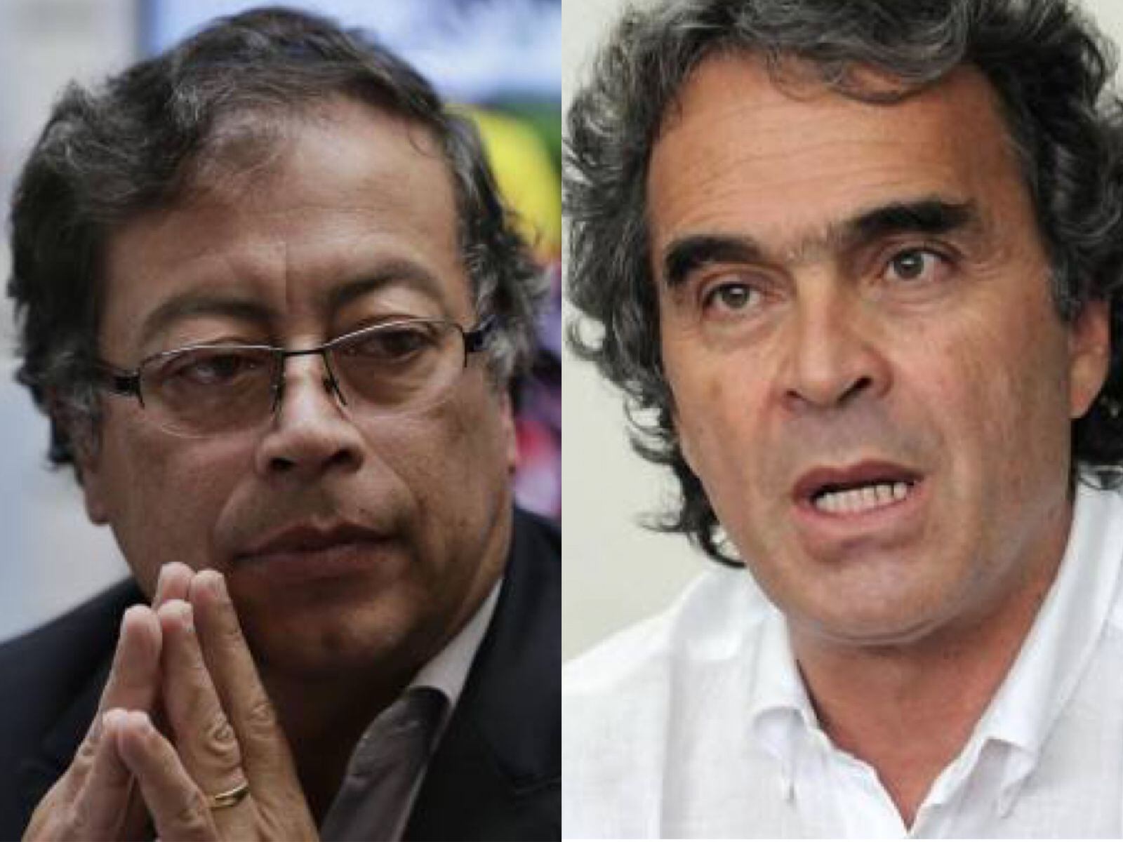 Sergio Fajardo y Gustavo Petro.