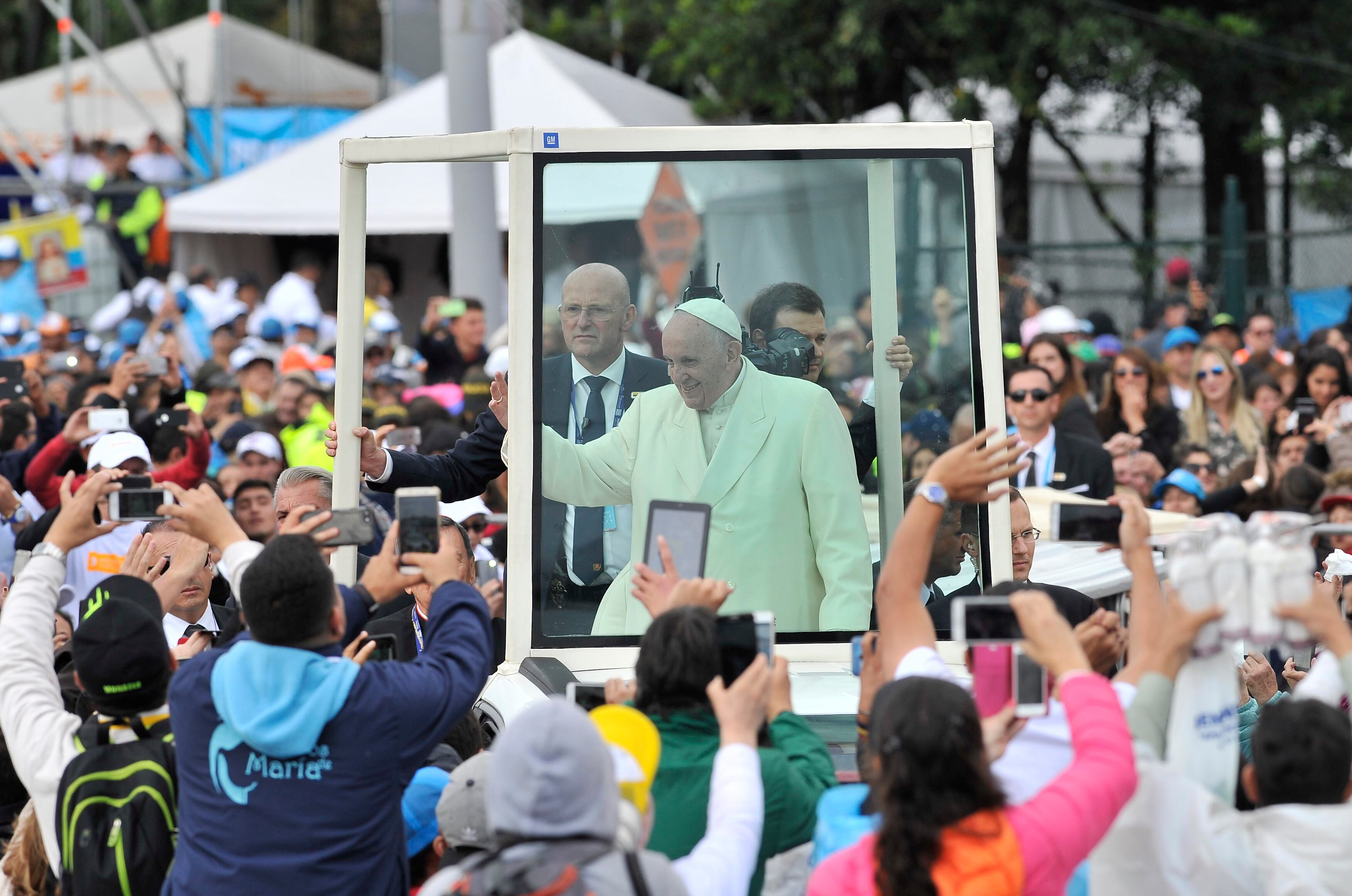 Papa Francisco visita a Colombia