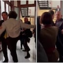 Otros congresistas intentaron separar a quienes protagonizaron una pelea en Ciudad de México.