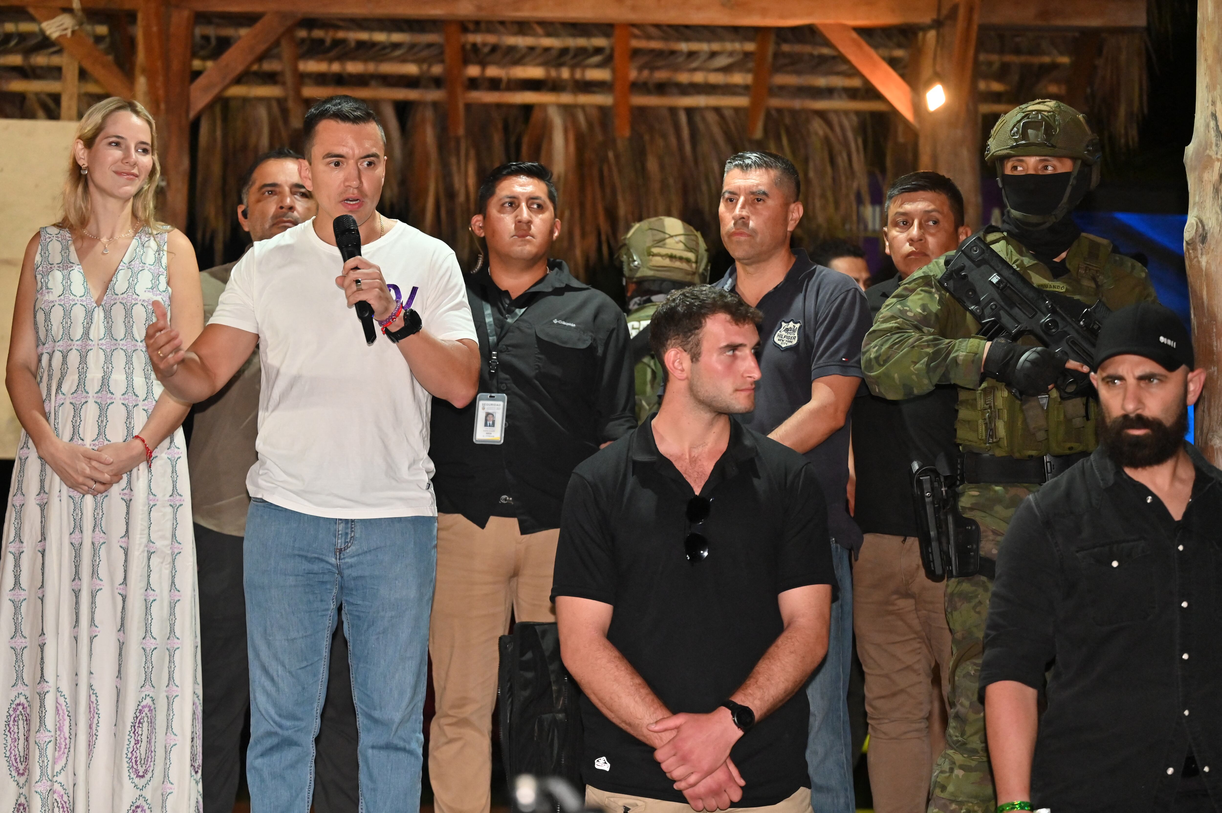 Daniel Noboa, presidente electo de Ecuador.