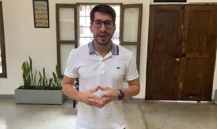 El concejal Juan Martín Bravo.