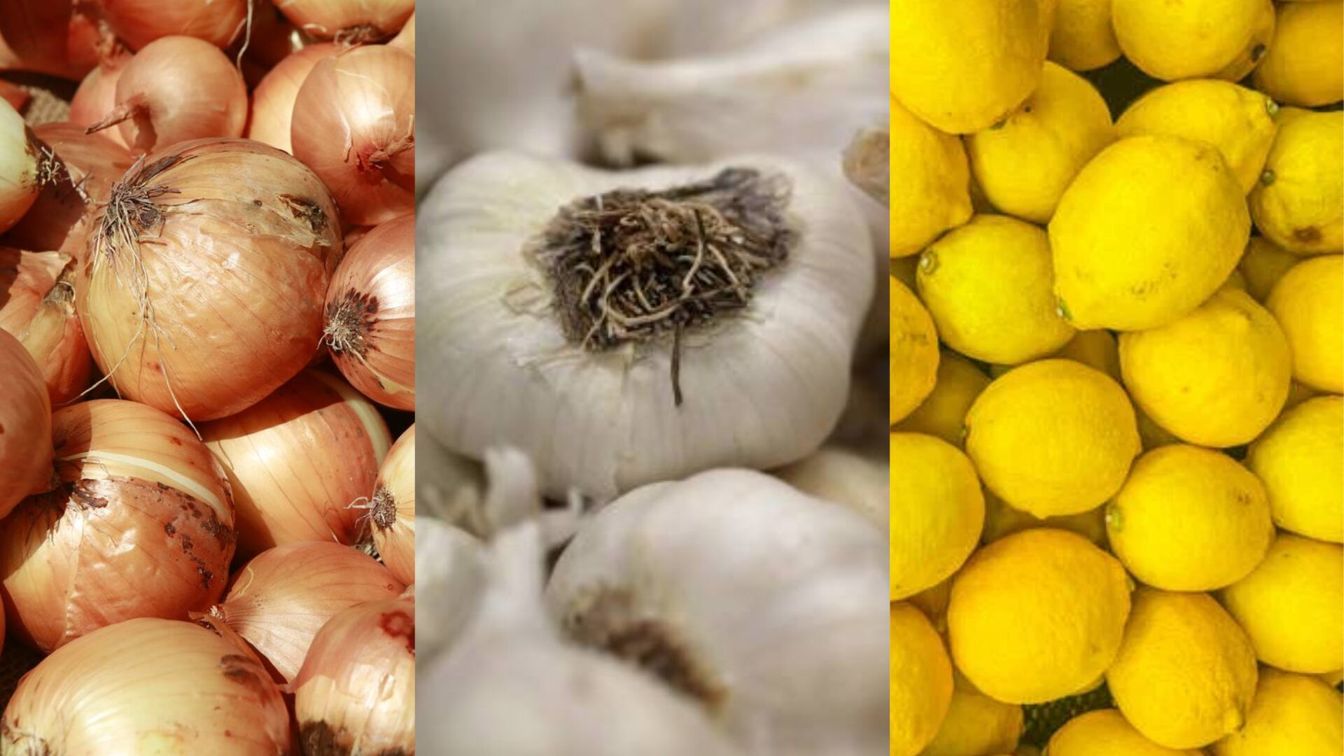 Los beneficios al mezclar cebolla, ajo y limón.