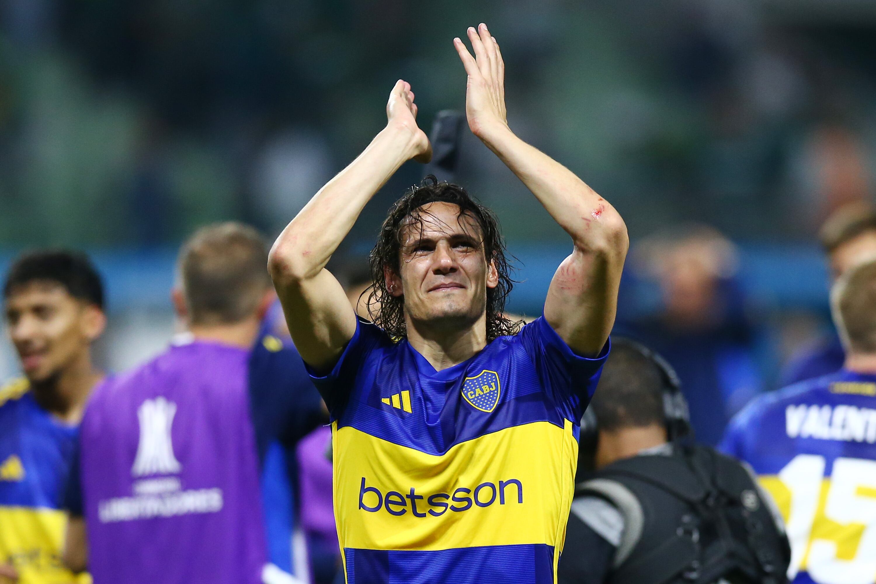 Edinson Cavani, delantero de Boca Juniors.