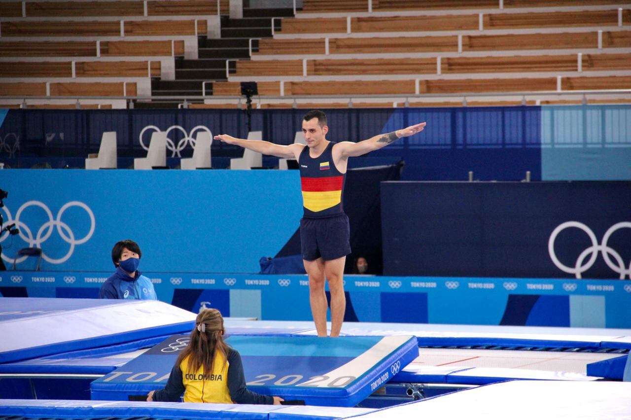 Ángel Hernández, gimnasta colombiano
