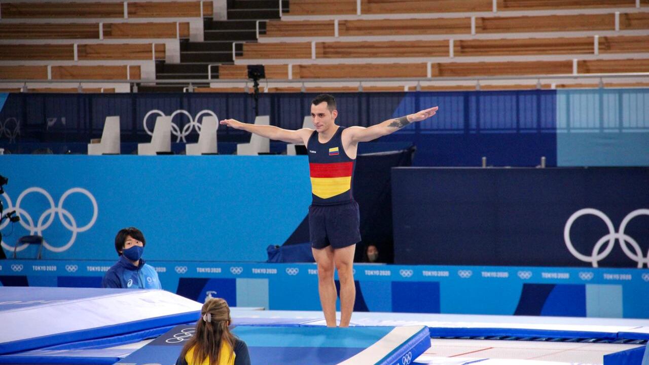 Ángel Hernández, gimnasta colombiano