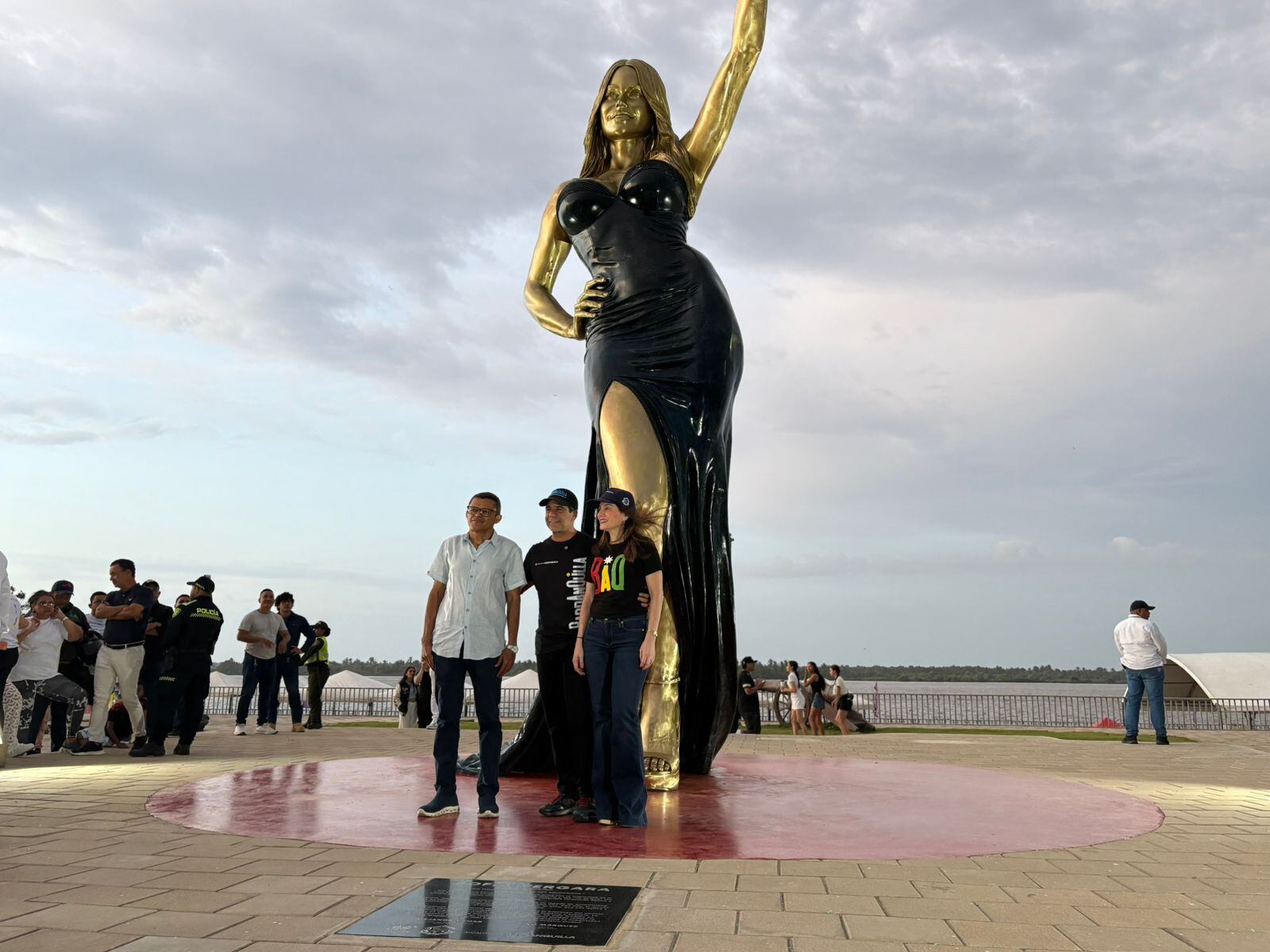 Este es el nuevo monumento de Sofía Vergara en la ciudad de Barranquilla.