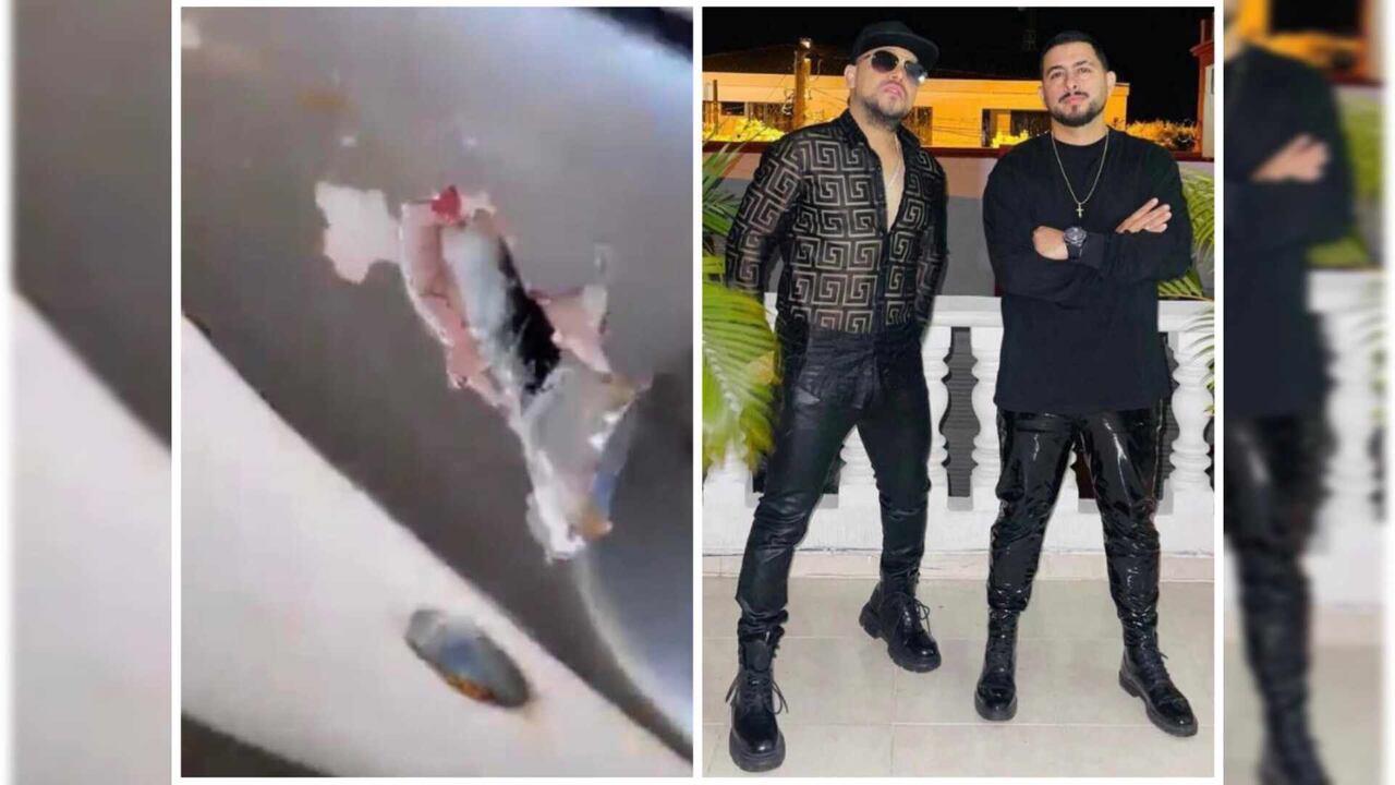 Los artistas denunciaron la acción violenta.