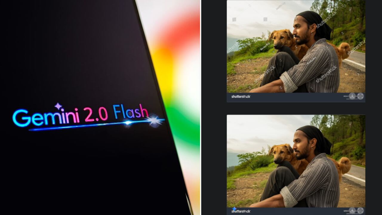 La última IA de Google puede suprimir marcas de agua en imágenes.