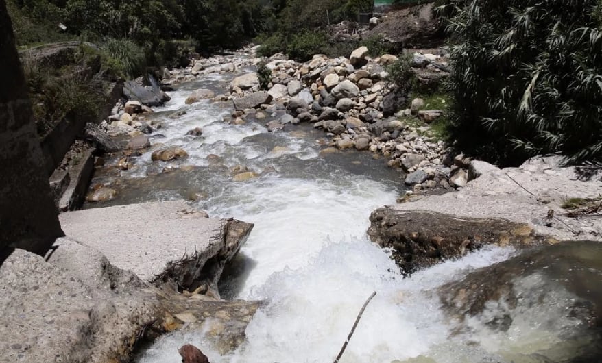 Río Servitá, en El Cerrito, Santander.
