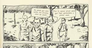 Una página de 'Caminos condenados'