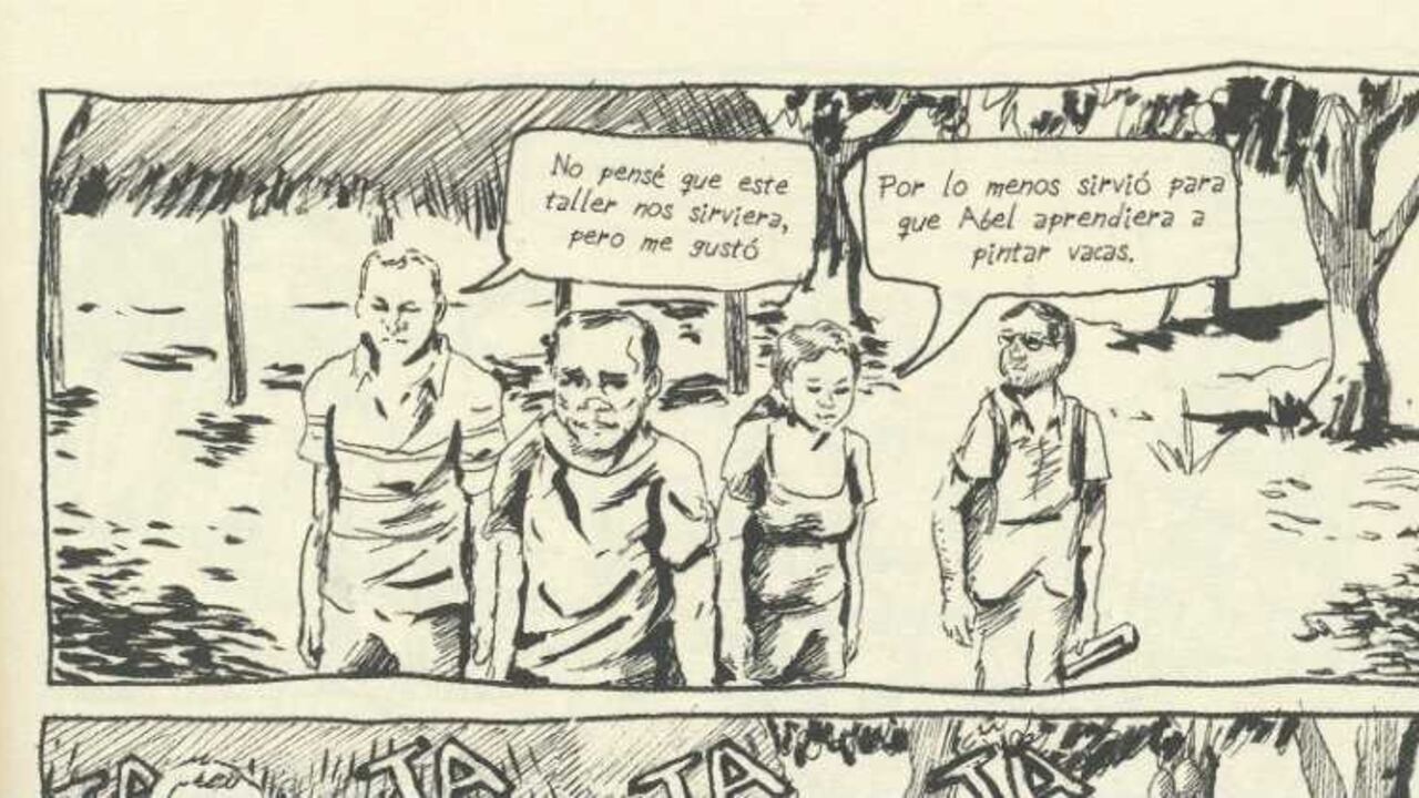 Una página de 'Caminos condenados'