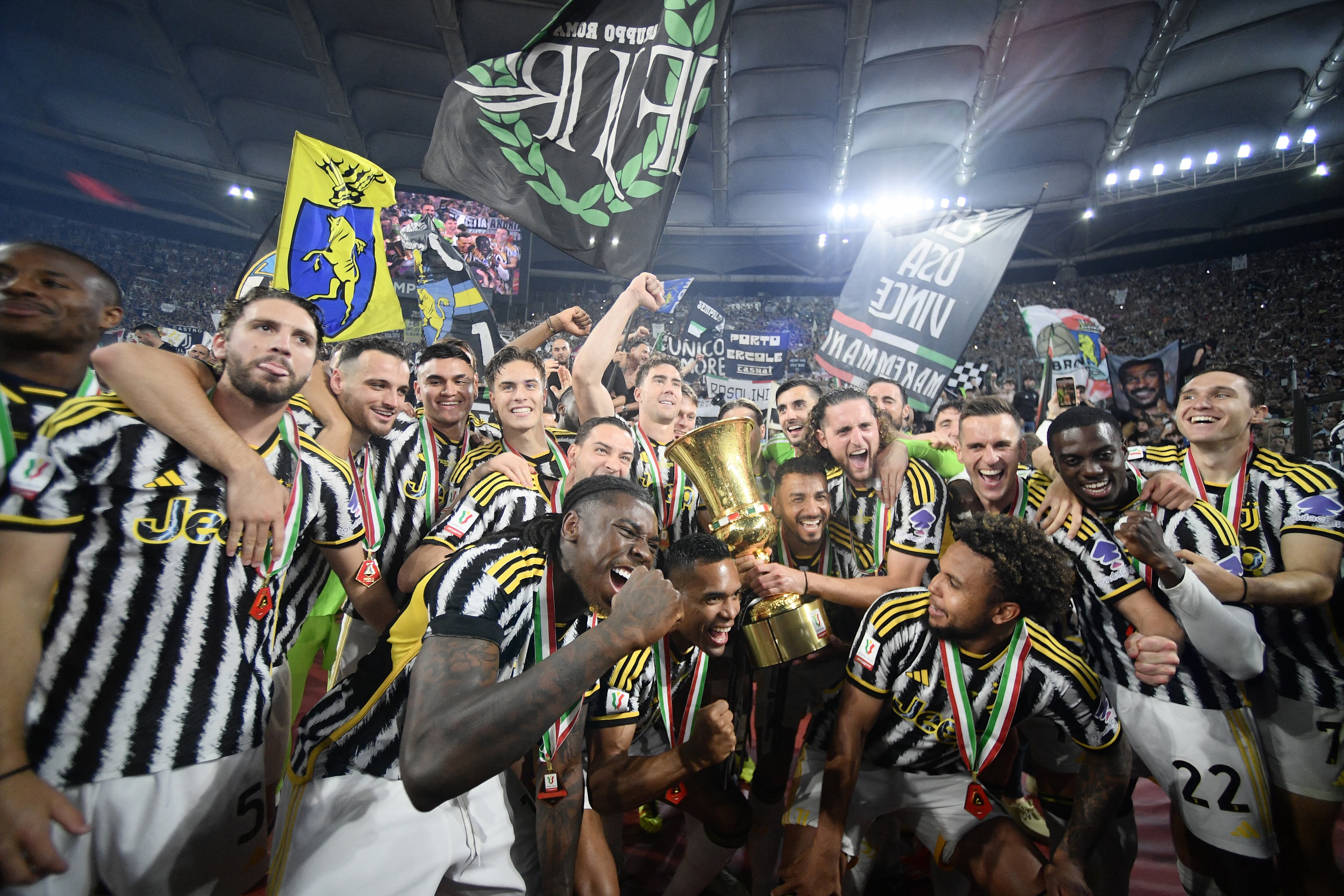 Juventus campeón de la Copa Italia.