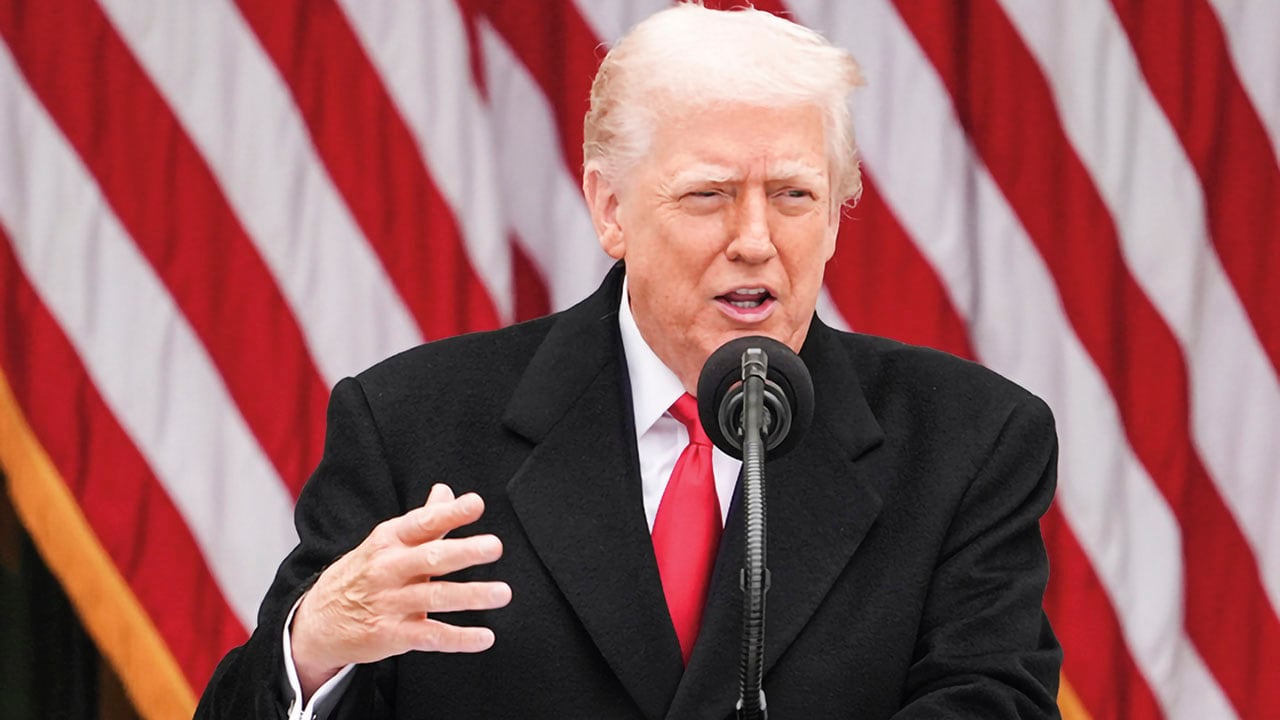 Donald Trump, presidente de Estados Unidos.