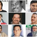 Alias de izquierda a derecha y de arriba abajo: Fritanga, Jhony, Don Pa, Guacamayo, Macaco, Mellizo, Beto, HH, El Socio, Gordolindo, Perraloca y Camisa Roja.