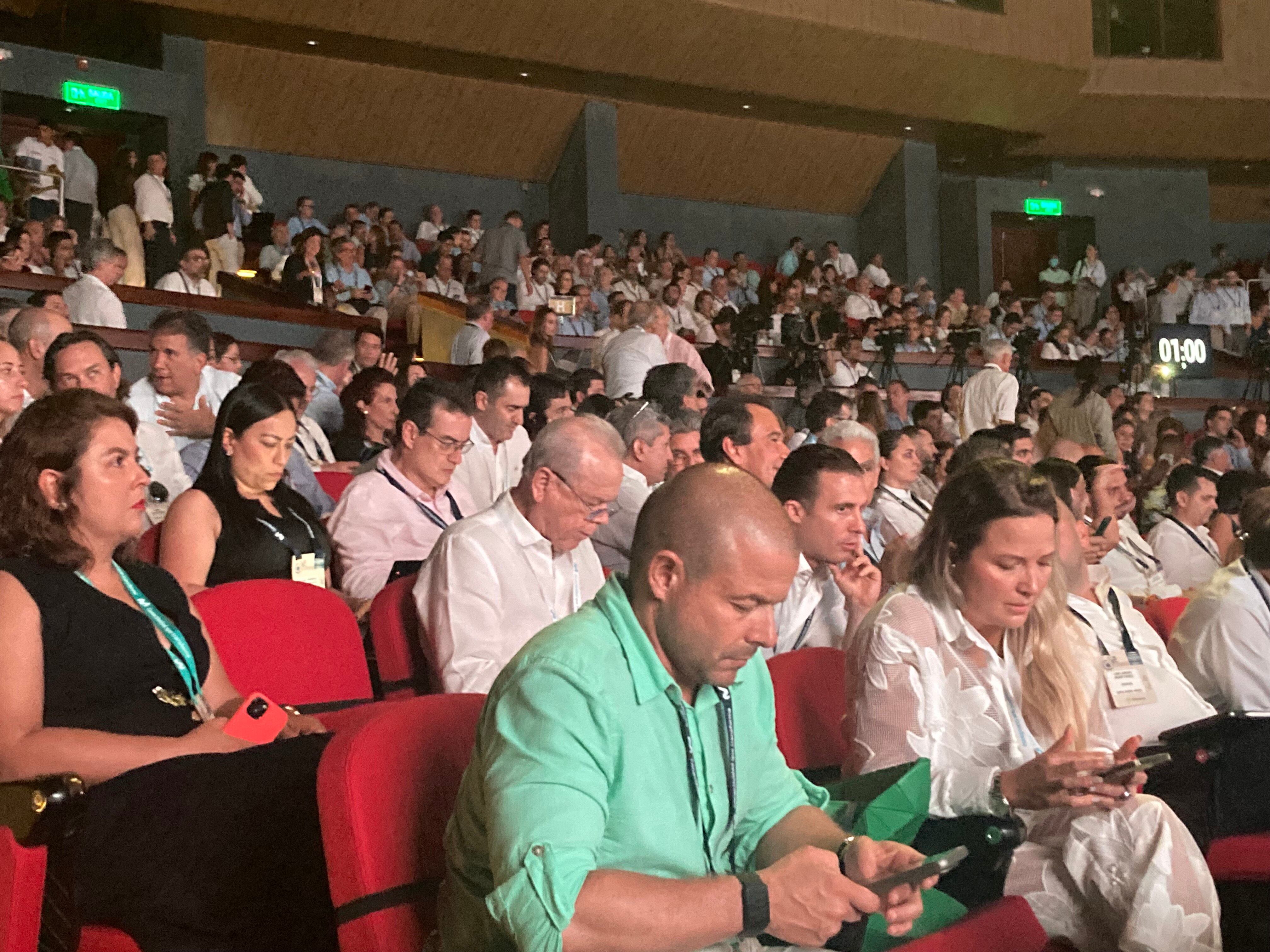 Sin la asistencia de representantes del Gobierno, arrancó el Congreso de la Andi en Cartagena, con una multitudinaria participación