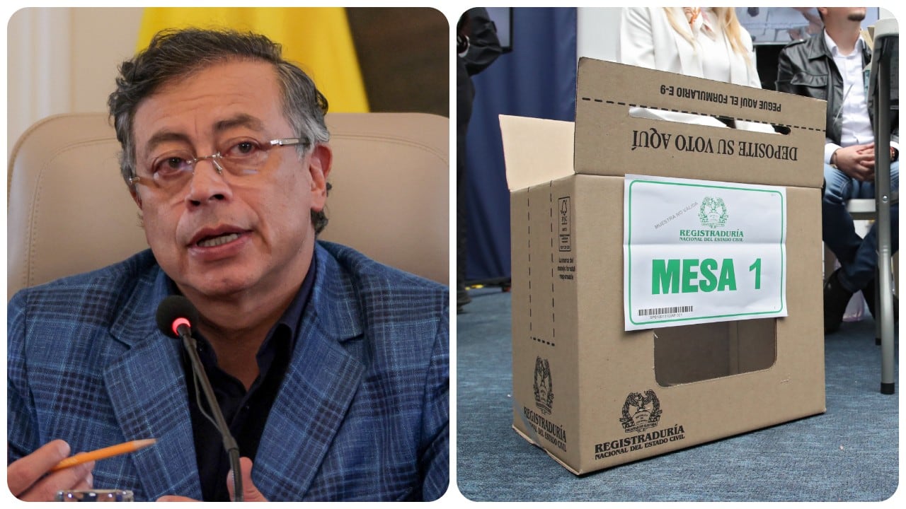 El presidente Gustavo Petro se despacha contra el sistema electoral en Colombia.