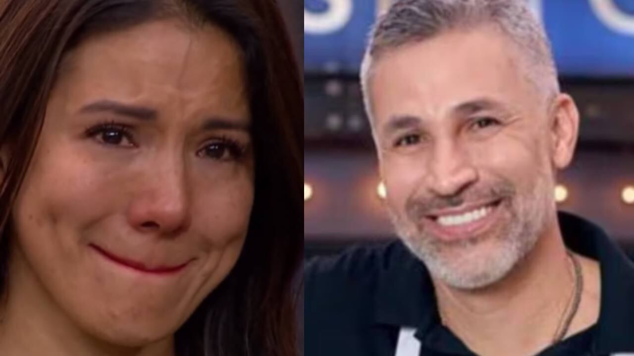 Caterin Escobar salió y Mario Yepes reaccionó.