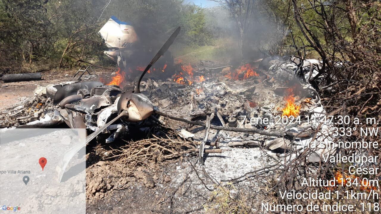 Accidente de avioneta ambulancia en Valledupar