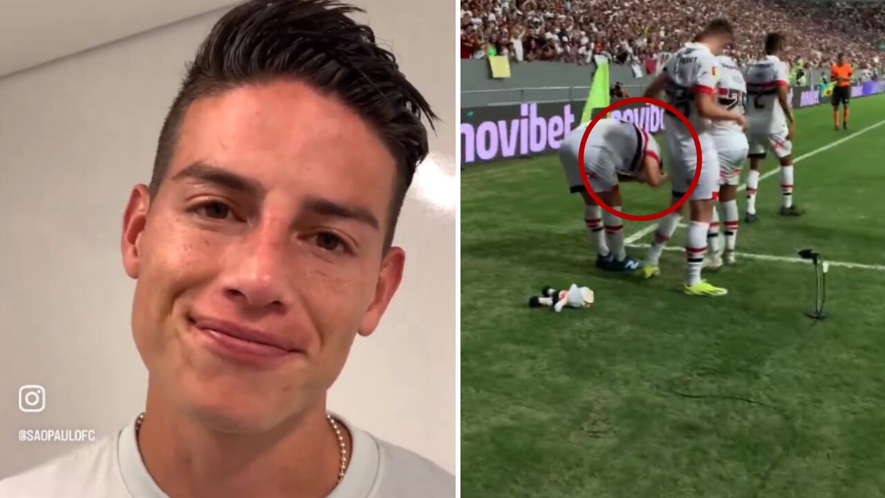 James Rodríguez marcó su segundo gol con Sao Paulo