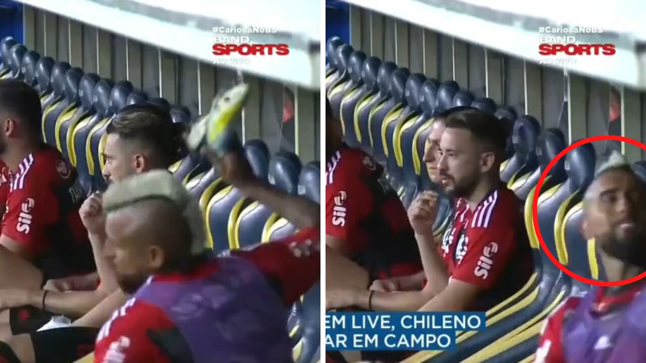 Arturo Vidal fue captado por las cámaras al ser el protagonista de un bochornoso momento.
