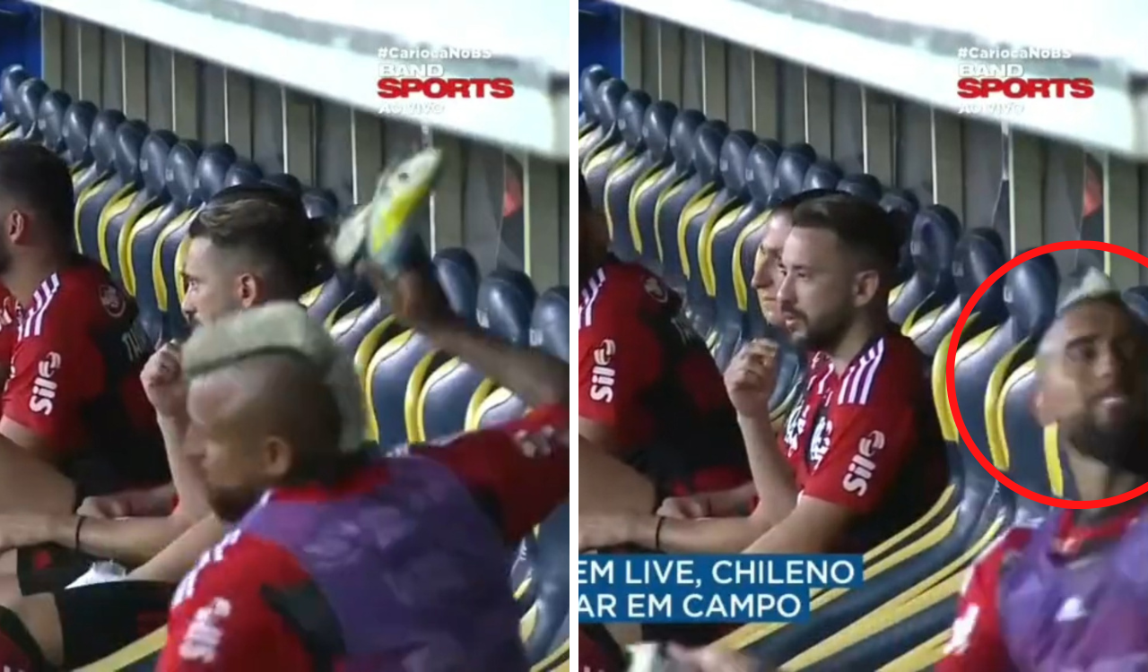 Arturo Vidal fue captado por las cámaras al ser el protagonista de un bochornoso momento.