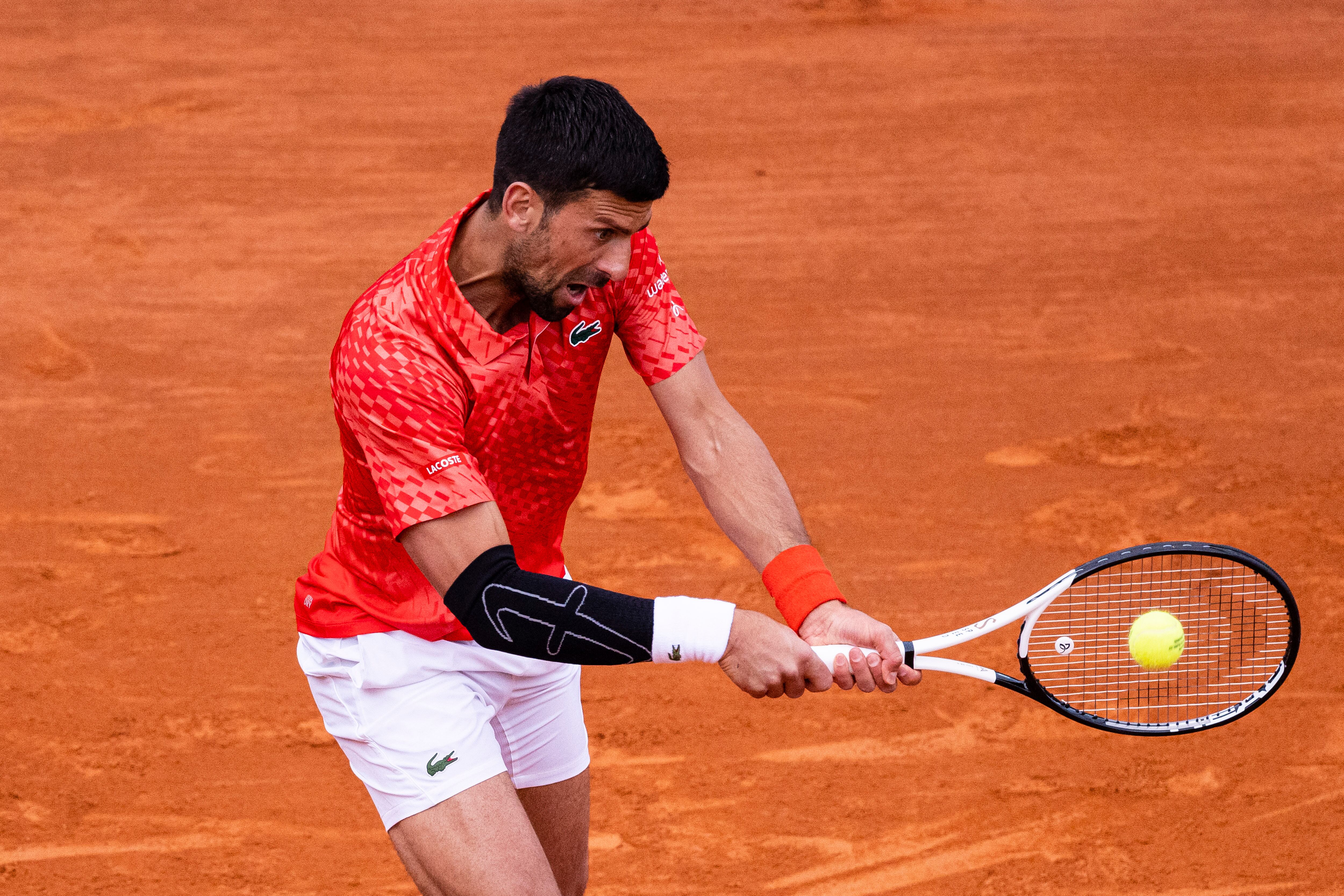 El serbio se despidió en los octavos de final del Masters de Montecarlo.