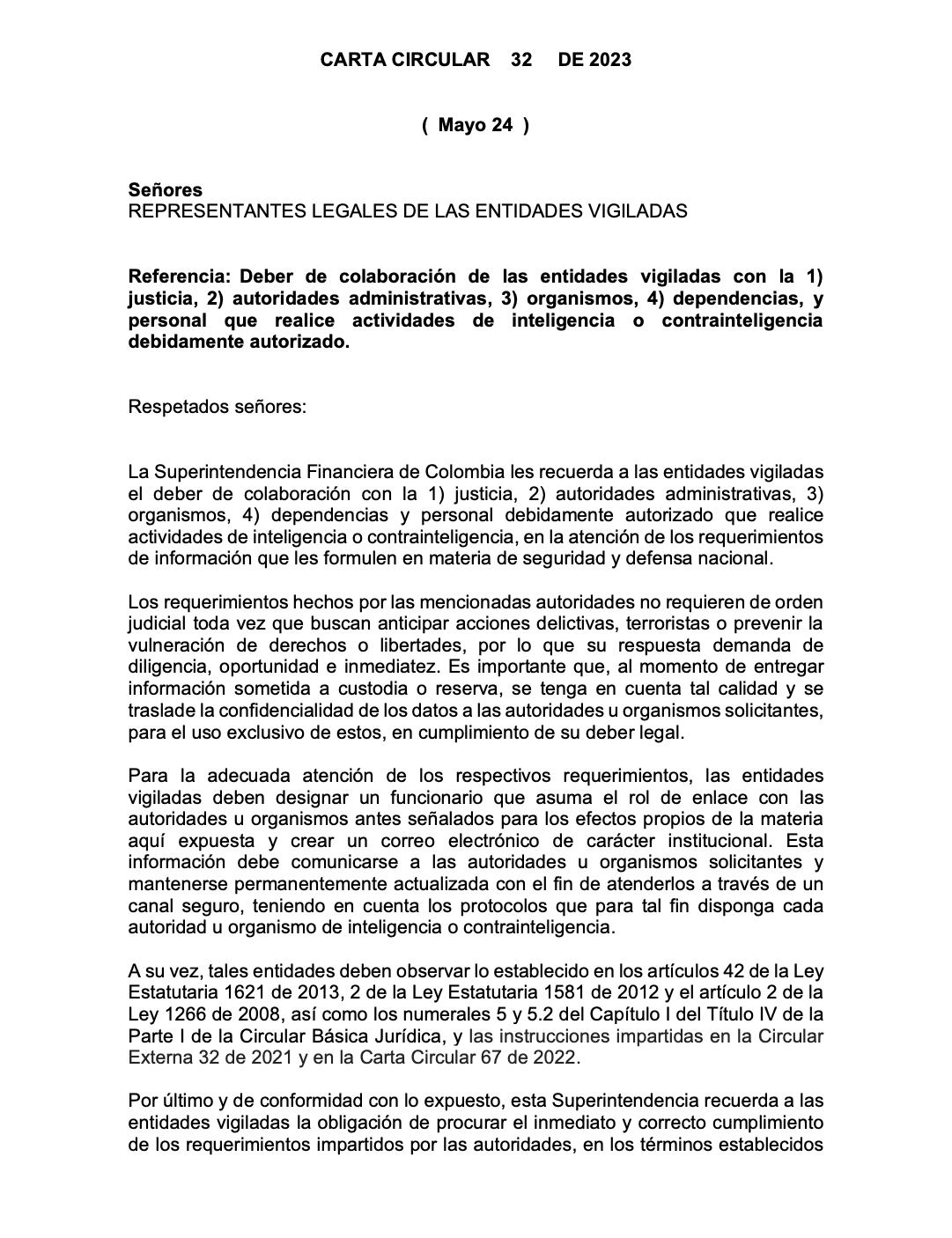 Circular SuperFinanciera