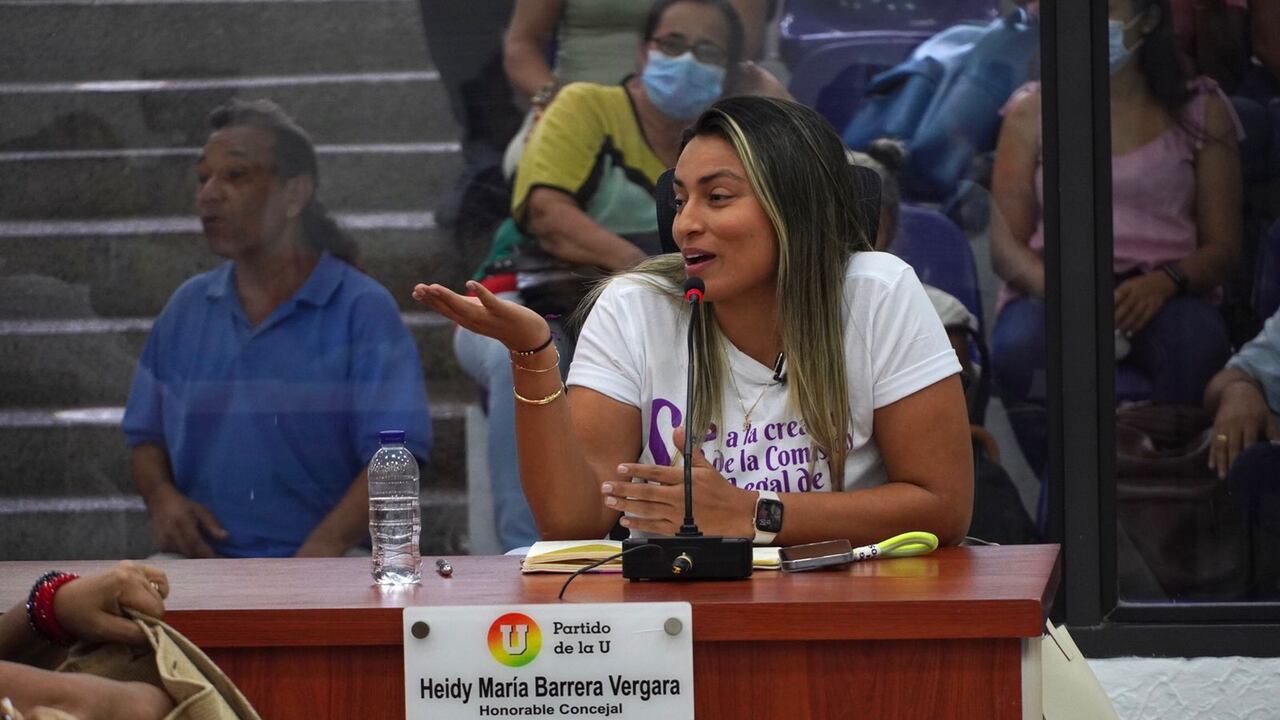 Heidy Barrera, concejal de Barranquilla.