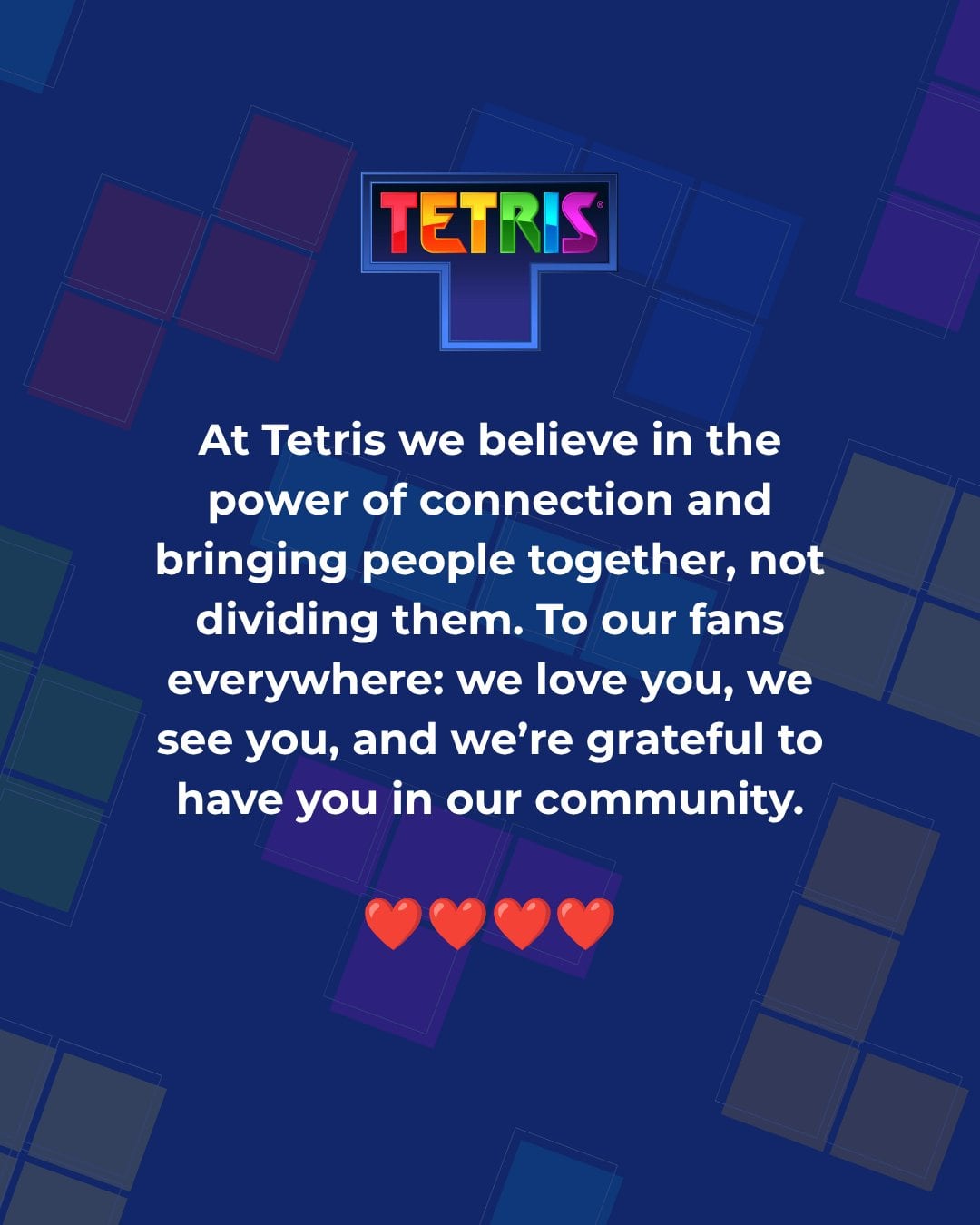 El pronunciamiento de Tetris incluyó una advertencia sobre posibles infracciones de derechos de autor.
