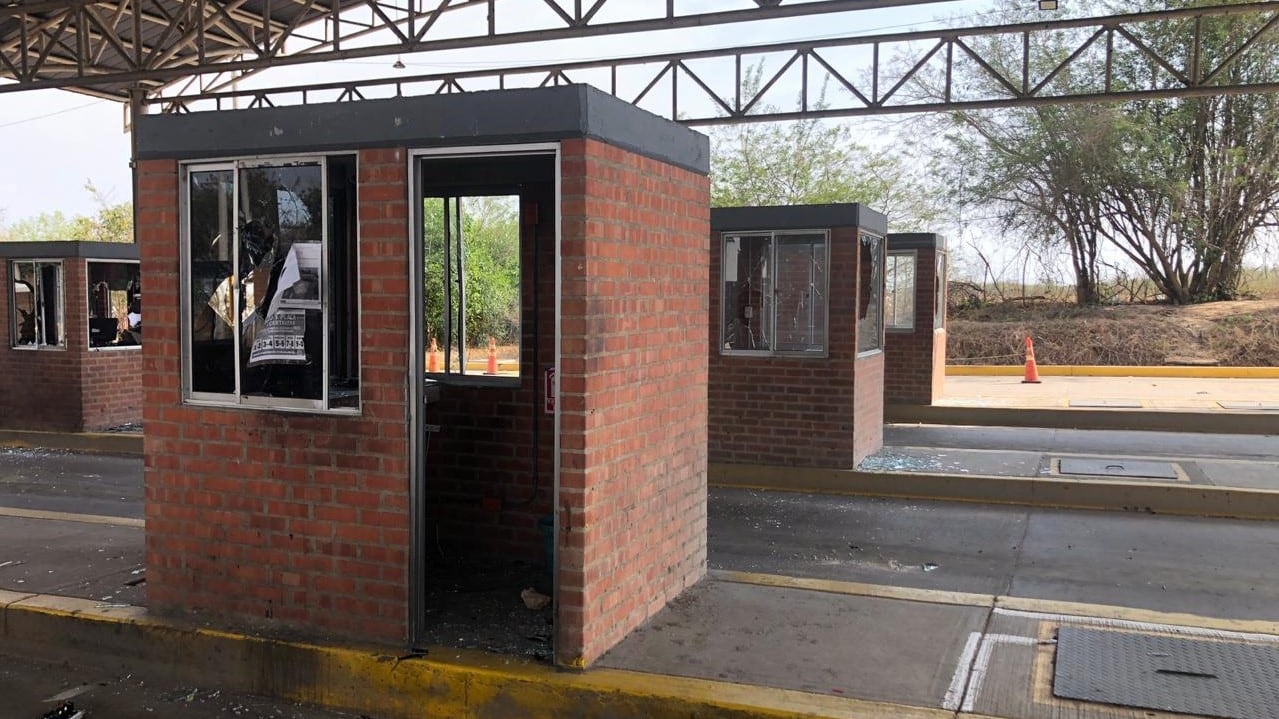 Daños en peajes de Ceballos en Cartagena