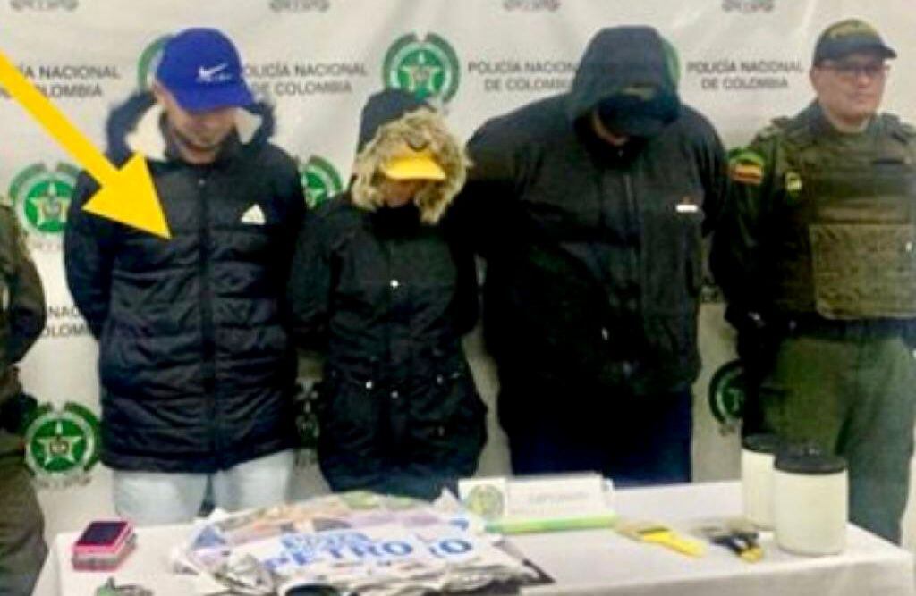 Captura del candidato Jhon Fredy Guerra.