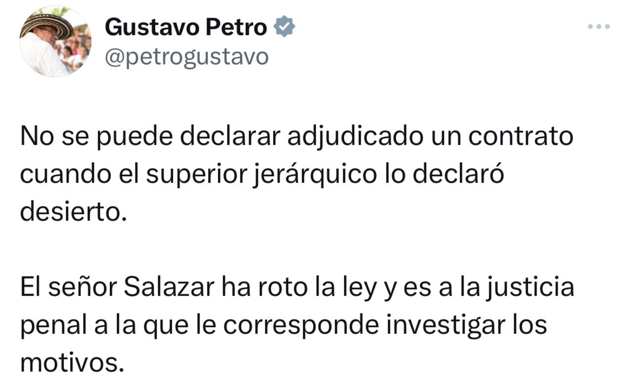 Mensaje presidente Gustavo Petro