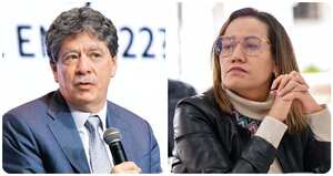 Bruce Mac Master y Carolina Corcho