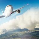 Volando a través de las nubes