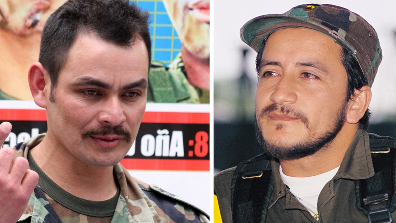 Alias 'Rojas' (Izq) el guerillero que mató a Iván Ríos.