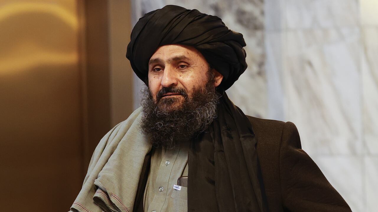 Mullah Abdul Ghani Baradar, viceprimer ministro de los talibanes. (Photo by Sefa Karacan/Anadolu Agency via Getty Images)