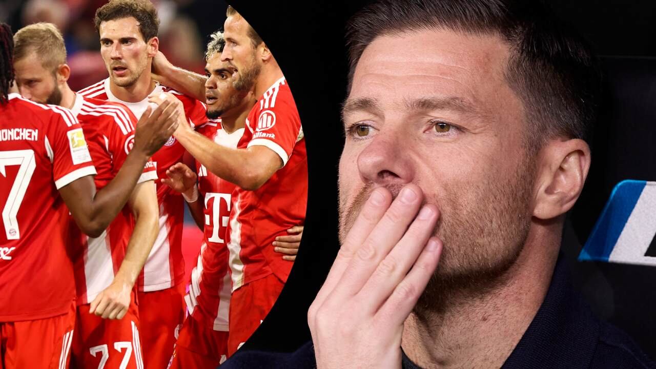 Jugadores del Bayern Múnich / Xabi Alonso, DT del Real Madrid.