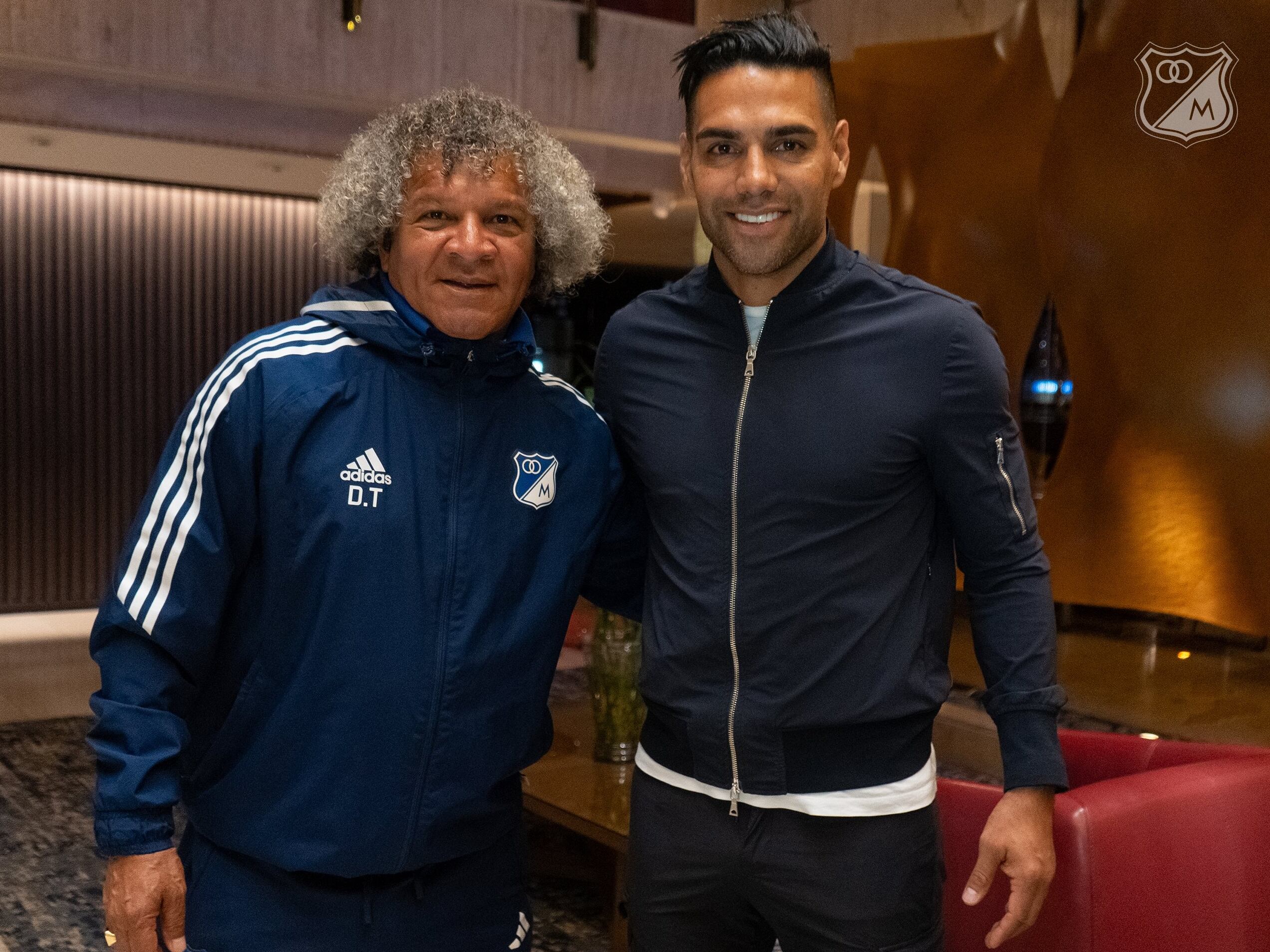 Radamel Falcao García ya s encuentra en Bogotá y se sumó a la concentración con Millonarios