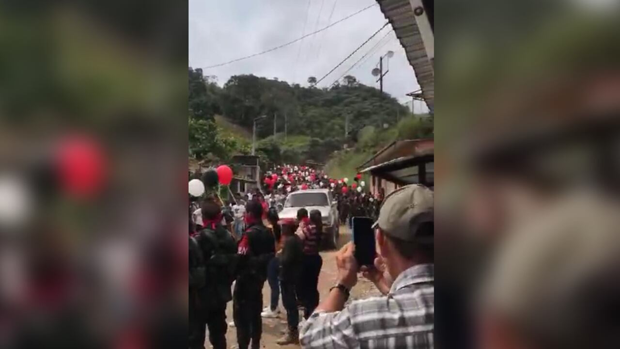 ELN encabezó sepelio en Teorama Norte de Santander.