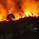 Incendio en el sector de Yambitará, en Popayán.