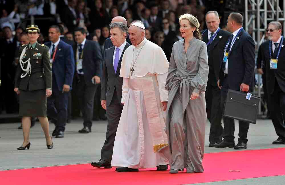 El sumo pontífice, quien cumplirá 81 años, es el tercer papa que visita a Colombia. Foto: Carlos Julio Martínez / SEMANA. Foto: Carlos Julio Martínez.