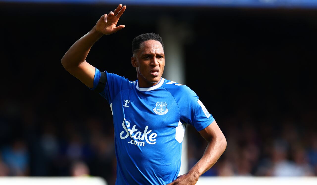 Yerry Mina cerró su ciclo de cinco años con el Everton.