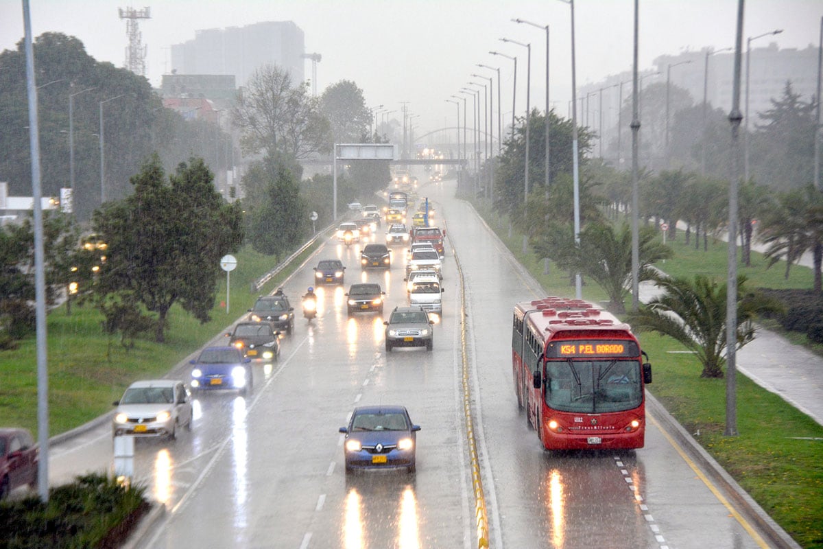 Lluvias en Bogotá.