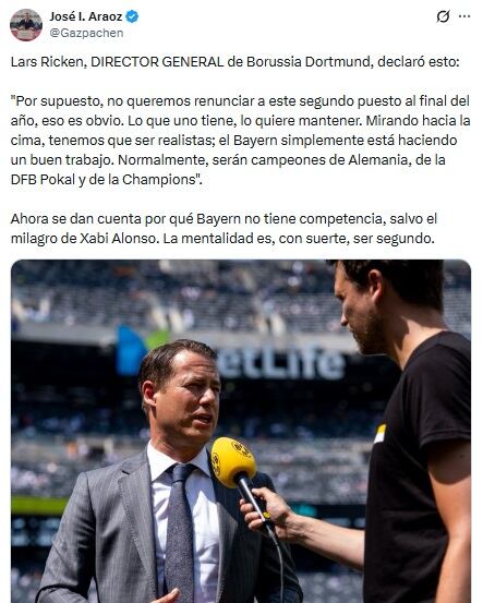 Pantallazo X: @Gazpachen