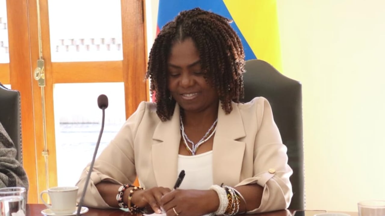 Francia Márquez, vicepresidenta de Colombia, en Bogotá