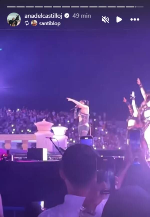 Ana del Castillo en la presentación de su nuevo disco.