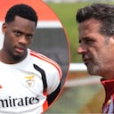 Jhon Jáder Durán y su DT en Benfica, Marco Silva